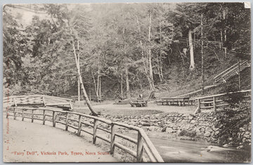 Fairy Dell Victoria Park Truro NS Nova Scotia Canada Postcard 