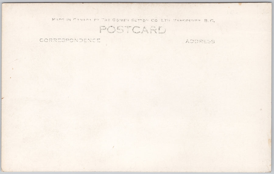 Columbia Street New Westminster BC Gowen Sutton RPPC Postcard SP21