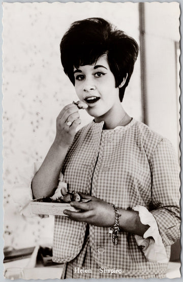 Helen Shapiro British Singer Actress Unused RPPC Postcard 