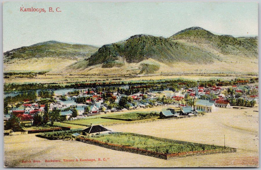 Kamloops BC British Columbia Smith Bros Bookstore Postcard