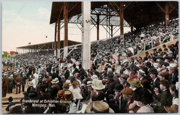 Winnipeg Manitoba Grandstand Exhibition Grounds Postcard 