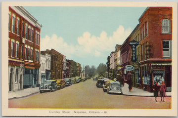 Napanee Ontario Dundas Street ON Canada 'Doyle's Window Sales' PECO Postcard
