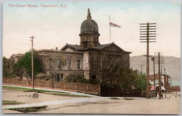 Vancouver BC Court House British Columbia Postcard