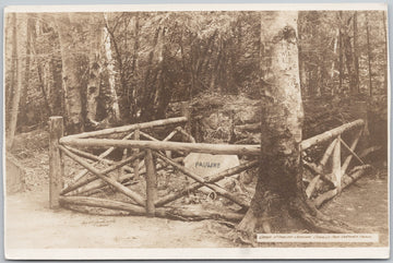 Vancouver BC Grave of Pauline Johnson Stanley Park Postcard
