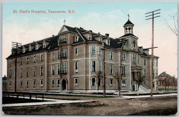 St Paul's Hospital Vancouver BC British Columbia Postcard 