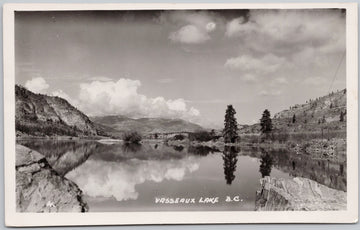 Vasseaux Lake BC British Columbia 1965 Help Crippled Children Stamp Postcard 