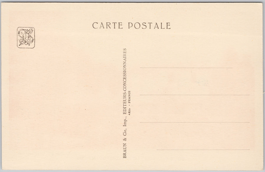 Paris 1931 Exposition Coloniale Internationale A.O.F. Le Lac et Les Huttes Lacustres France Postcard SP21