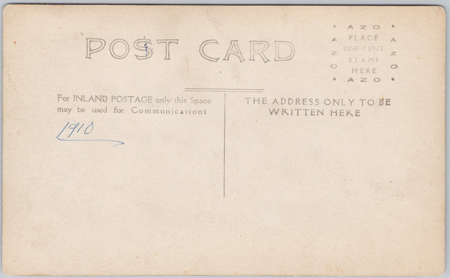 Skeena River BC The 'Operator' Steamer Ship Damage from Falling Tree British Columbia 1910 Fred Button RPPC Postcard SP21