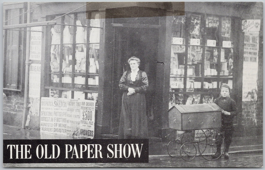 Toronto Ontario The Old Paper Show & Sale 1989 Advertisement Postcard