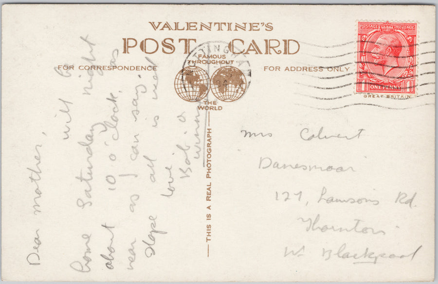 Wollaton Hall Nottingham England RPPC Postcard SP21