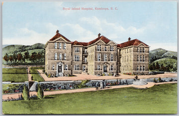Royal Inland Hospital Kamloops BC British Columbia Unused Postcard 