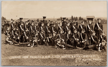 New Westminster BC Junior Boys Brigade RT of T Cadets Boys RPPC Postcard
