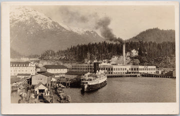 Ocean Falls BC Steamship Postcard 