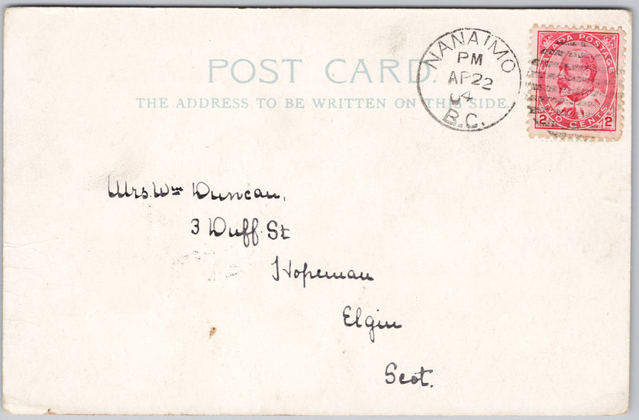 Empress of China Ship Vancouver BC British Columbia 1904 Postcard SP21