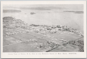 Sidney BC Rest Haven Hospital Postcard 