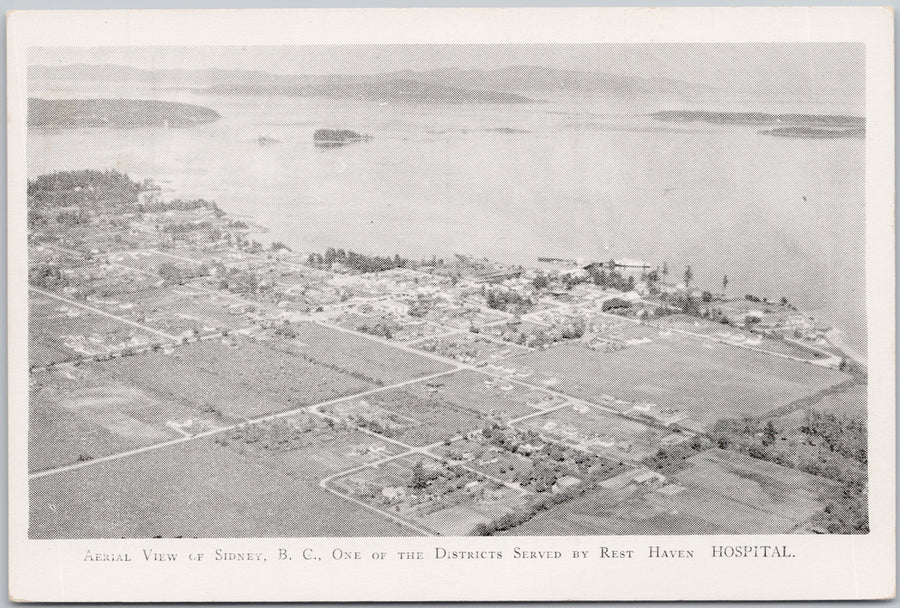 Sidney BC Rest Haven Hospital Postcard 