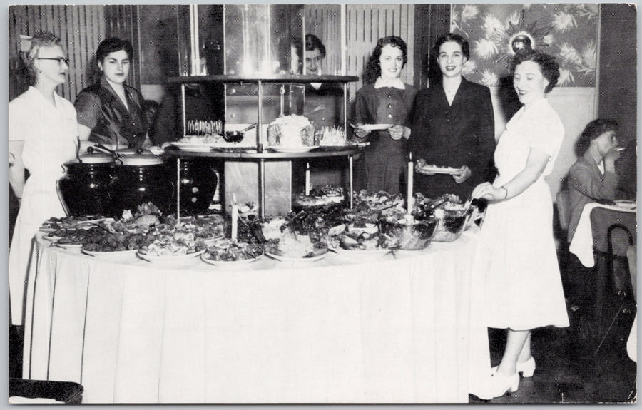 Vancouver BC Henri's Restaurant postcard