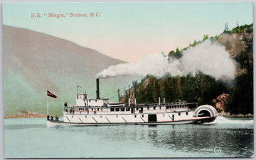 SS 'Mogie' Nelson BC Postcard 