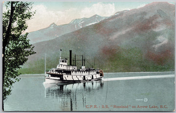 SS 'Rossland' Postcard 