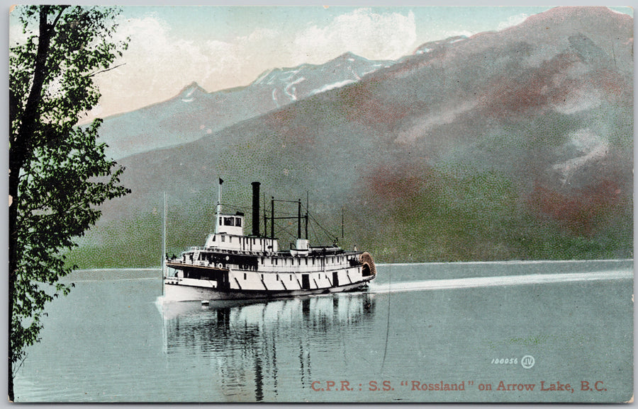 SS 'Rossland' Postcard 