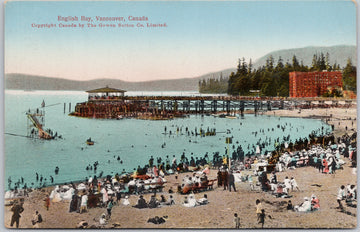 English Bay Vancouver BC Postcard 