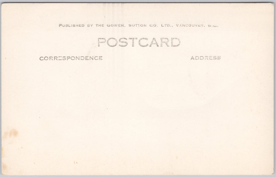Vancouver BC Rio Vista Cabins Office and Coffee Room British Columbia Gowen Sutton RPPC Postcard 