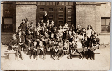 Victoria BC North Ward School 1919 Postcard 