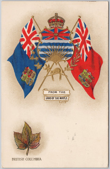 British Columbia Land Of The Maple Postcard
