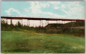 Mill Creek Ravine Strathcona Alberta  Postcard 