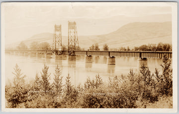 Railway Bridge Kamloops BC Postcard 