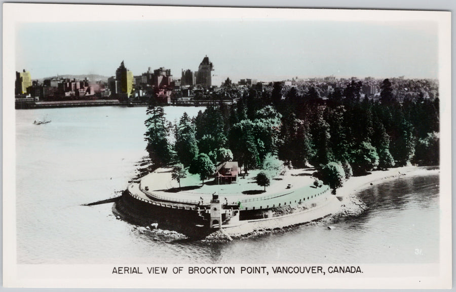 Brockton Point Lighthouse Vancouver Postcard 