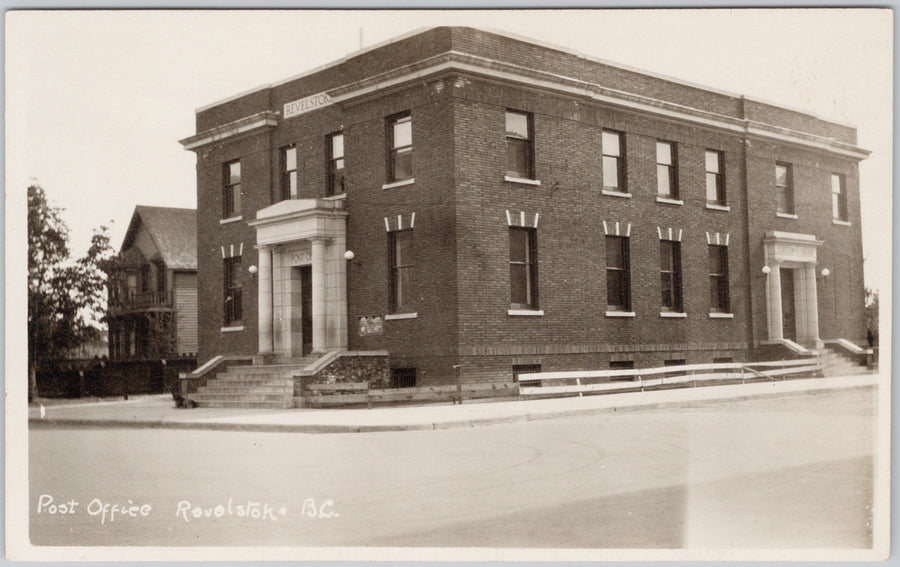 Post Office Revelstoke British Columbia 
 Postcard 