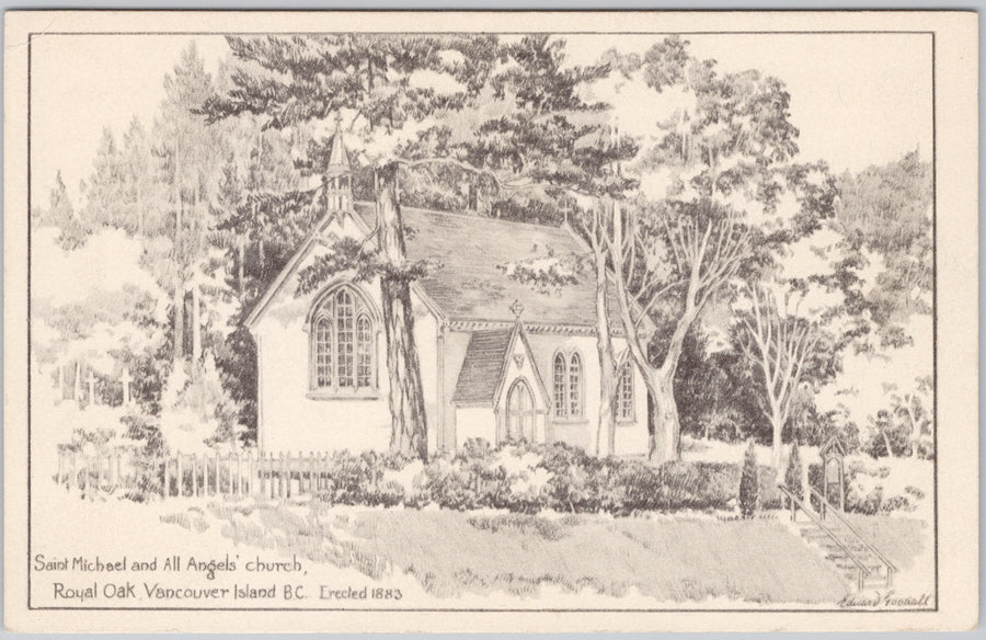 Saint Michael and All Angels Church Royal Oak Postcard