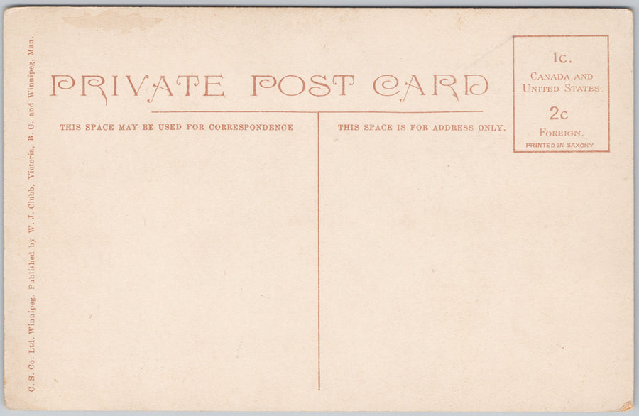 Victoria BC HMS Flora Esquimalt Dry Dock  Postcard