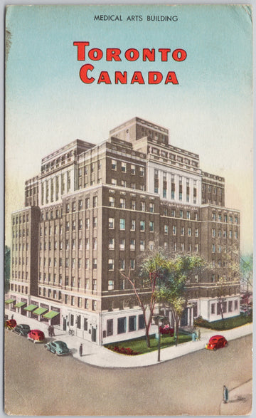 Medical Arts Building Toronto Ontario Postcard 