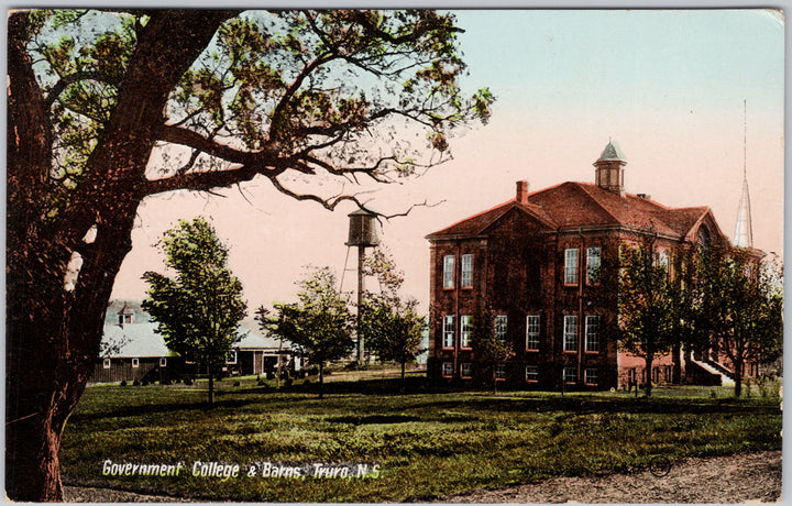 Truro Nova Scotia Government Agriculture College Postcard