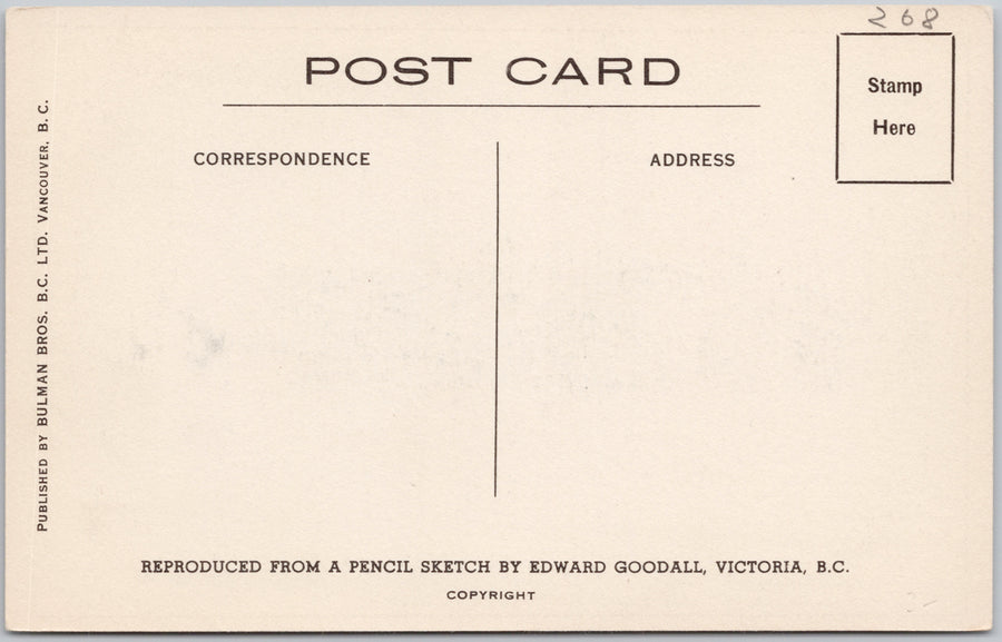 Hotel Devonshire Vancouver BC Goodall Postcard 