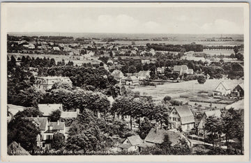 Vintage Luftkurort Varel Old View from Aussichtsturm German Postcard 