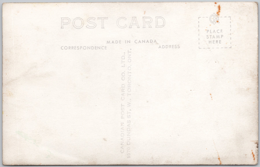 Edmonton Alberta Road to Golf Course AB Alta CNR RPPC Postcard