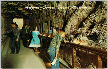Arizona-Sonora Desert Museum Underground Tunnel AZ Vintage Postcard 