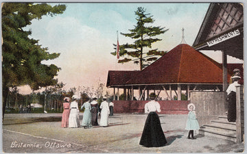 Britannia Ottawa Ontario Refreshments Postcard 