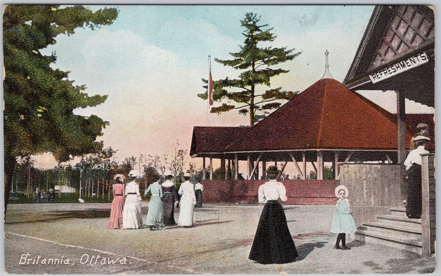 Britannia Ottawa Ontario Refreshments Postcard 