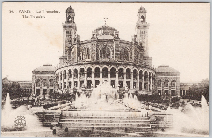 Paris Le Trocadéro France Unused Postcard 