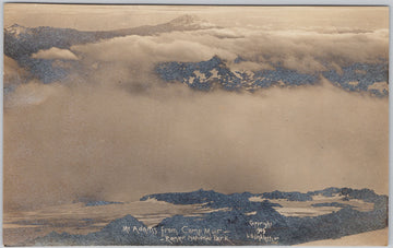 Mt Adams from Camp Muir Rainier National Park L.G. Linkletter RPPC Postcard 