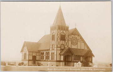 Maori Mission Church Rotorua New Zealand NZ James Blencowe RPPC Postcard