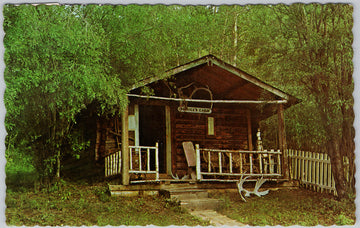 Robert W. Service's Cabin Dawson City Yukon Vintage Postcard