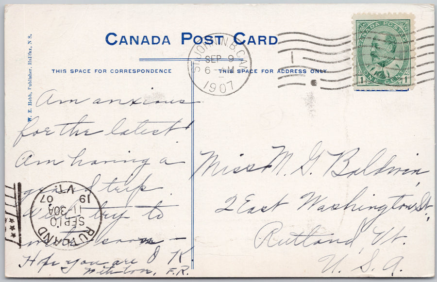 Regatta Day North West Arm Halifax Nova Scotia Postcard 