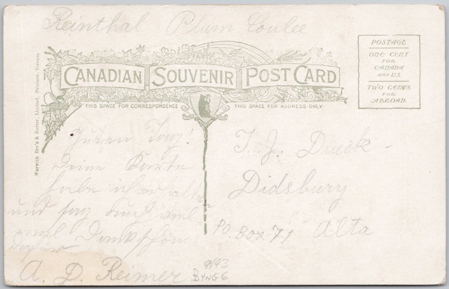 Town Clock Halifax NS Patriotic Souvenir Postcard SP22