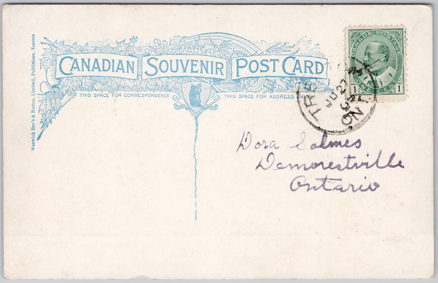 Acadia Seminary Land of Evangeline Nova Scotia Postcard SP22 *as is