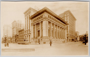 Vancouver BC Granville & Hastings St Vintage 1928 RPPC Postcard 